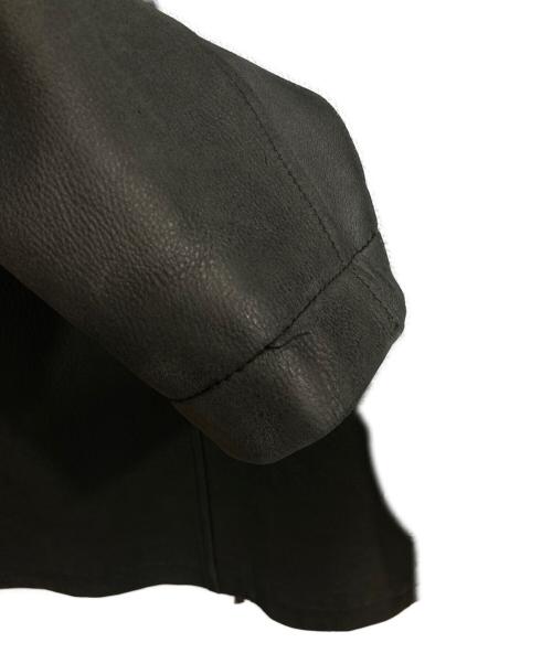 Eddie Bauer（エディーバウアー）Eddie Bauer (エディーバウアー) レザージャケット ブラック サイズ:Lの古着・服飾アイテム