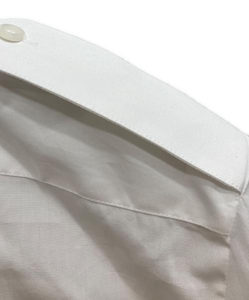 PRADA（プラダ）PRADA (プラダ) コットンポプリン エポレットシャツ ホワイト サイズ:38の古着・服飾アイテム
