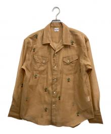 Wrangler（ラングラー）の古着「ウエスタンシアーシャツ」｜ブラウン