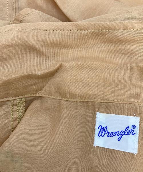 Wrangler（ラングラー）Wrangler (ラングラー) ウエスタンシアーシャツ ブラウン サイズ:Mの古着・服飾アイテム
