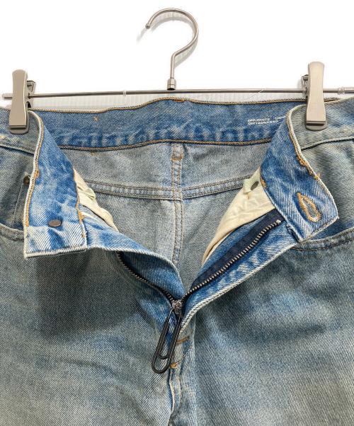 OFFWHITE（オフホワイト）OFFWHITE (オフホワイト) バイアスデニムパンツ ブルー サイズ:31の古着・服飾アイテム