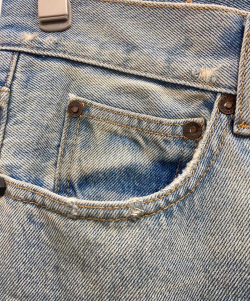 OFFWHITE（オフホワイト）OFFWHITE (オフホワイト) バイアスデニムパンツ ブルー サイズ:31の古着・服飾アイテム
