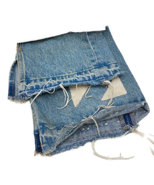 OFFWHITE（オフホワイト）OFFWHITE (オフホワイト) バイアスデニムパンツ ブルー サイズ:31の古着・服飾アイテム