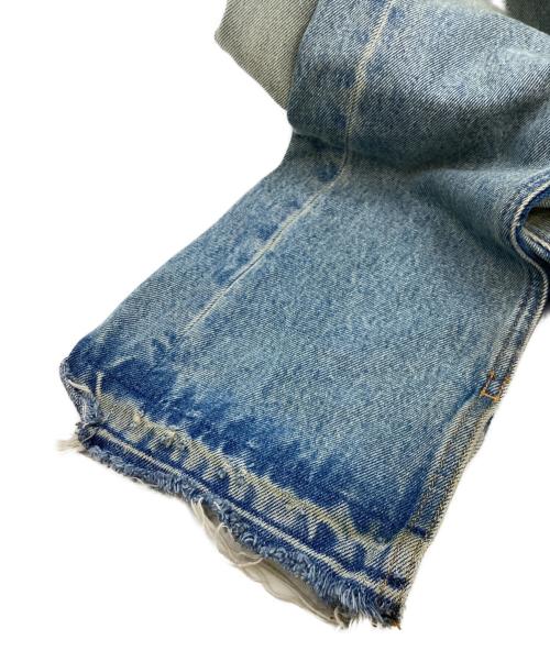 OFFWHITE（オフホワイト）OFFWHITE (オフホワイト) バイアスデニムパンツ ブルー サイズ:31の古着・服飾アイテム