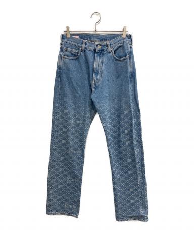 中古・古着通販】OFFWHITE (オフホワイト) モノグラムデニムパンツ