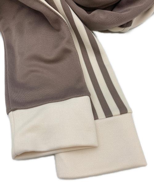 adidas（アディダス）adidas (アディダス) アディカラー スリーストライプス トラックトップ ワンピース ブラウン サイズ:Lの古着・服飾アイテム