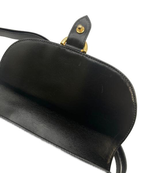 GUCCI（グッチ）GUCCI (グッチ) オールド フラップ ワンショルダーバッグ ブラックの古着・服飾アイテム