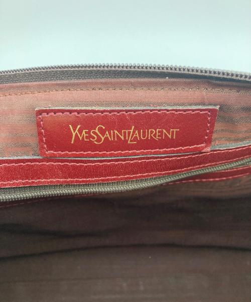 Yves Saint Laurent（イヴサンローラン）Yves Saint Laurent (イヴサンローラン) ボストンバッグ ボルドーの古着・服飾アイテム