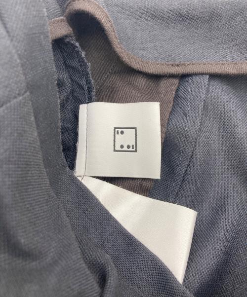 RIM.ARK（リムアーク）RIM.ARK (リムアーク) Linen mix asymmetry SK/リネン　ミックス　アシンメトリースカート ブラック サイズ:38の古着・服飾アイテム