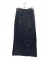 RIM.ARK (リムアーク) Linen mix asymmetry SK/リネン　ミックス　アシンメトリースカート ブラック サイズ:38：7000円