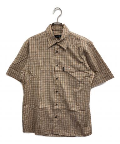 【未使用•タグ付✨】バーバリーブラックレーベル メガチェック BD半袖シャツ 中古・古着通販】BURBERRY BLACK LABEL (バーバリーブラックレーベル