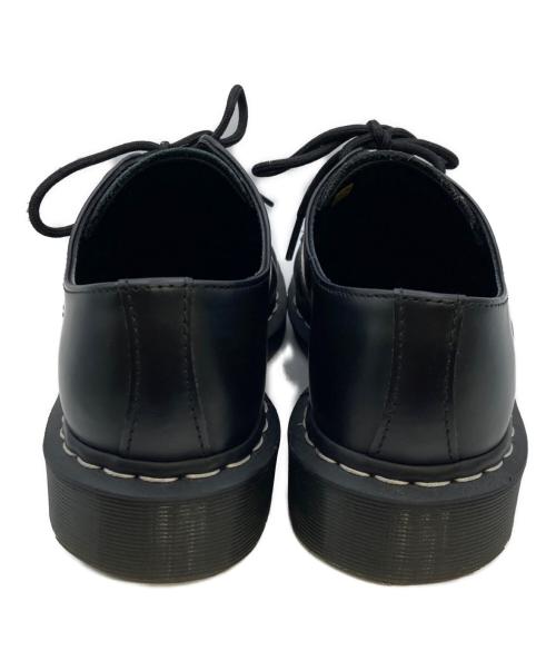Dr.Martens（ドクターマーチン）Dr.Martens (ドクターマーチン) 1461 ホワイトステッチ 3 ホール シューズ ブラック サイズ:UK7の古着・服飾アイテム