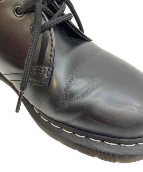 Dr.Martens（ドクターマーチン）Dr.Martens (ドクターマーチン) 1461 ホワイトステッチ 3 ホール シューズ ブラック サイズ:UK7の古着・服飾アイテム