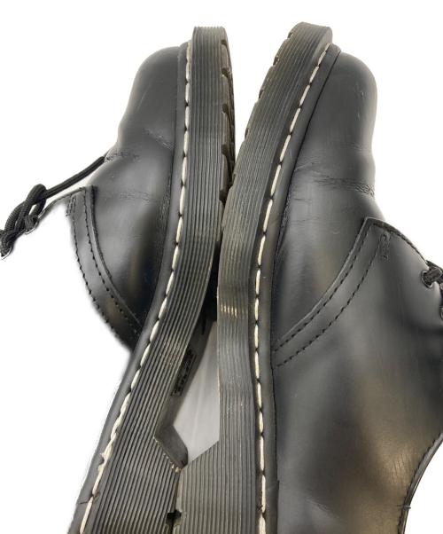 Dr.Martens（ドクターマーチン）Dr.Martens (ドクターマーチン) 1461 ホワイトステッチ 3 ホール シューズ ブラック サイズ:UK7の古着・服飾アイテム