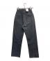 CIOTA (シオタ) スビンコットン 13.5oz ハイウエストデニム ブラック サイズ:26：6000円