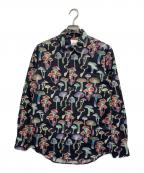PAUL SMITHポールスミス）の古着「総柄シャツ」｜ブラック