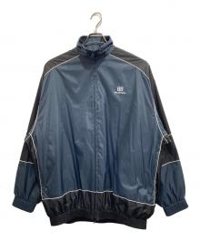 BALENCIAGA（バレンシアガ）の古着「BB ZIP UP JASCKET /ジップアップ ナイロン トラック ジャケット」｜ネイビー×ブラック
