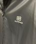 中古・古着 BALENCIAGA (バレンシアガ) BB ZIP UP JASCKET /ジップアップ ナイロン トラック ジャケット ネイビー×ブラック サイズ:44：46000円