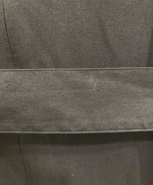 ANAYI（アナイ）ANAYI (アナイ) シアーストライプ切り替えフレア ワンピース ブラック サイズ:36の古着・服飾アイテム