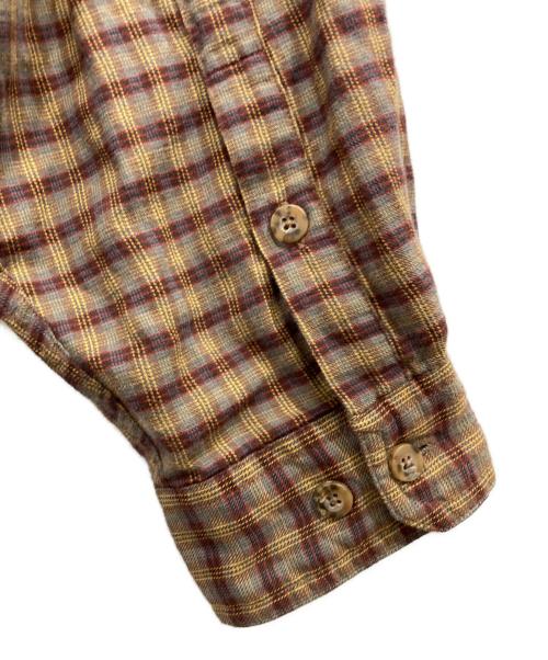 BANANA REPUBLIC（バナナリパブリック）BANANA REPUBLIC (バナナリパブリック) チェックシャツ ブラウン サイズ:Ｍの古着・服飾アイテム