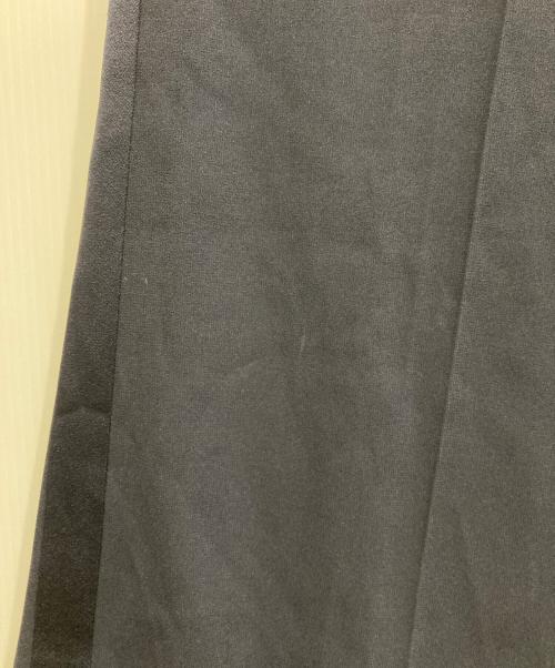 L'UNE（リュンヌ）L'UNE (リュンヌ) サイドラインパンツ（バックサテンジョーゼット） ネイビー サイズ:36の古着・服飾アイテム