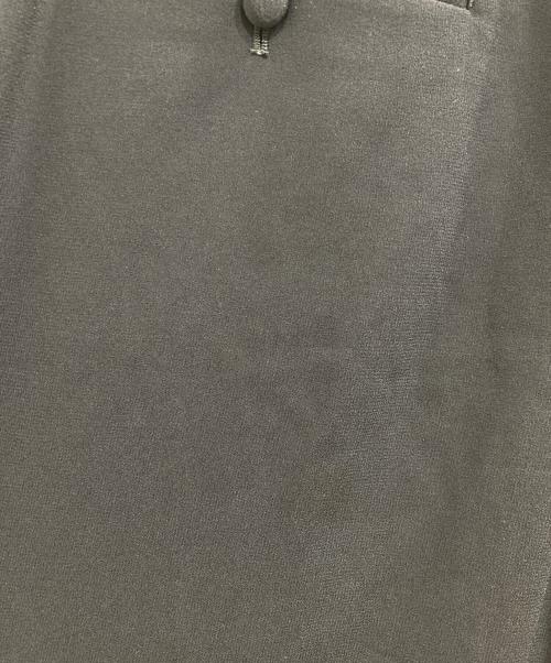 L'UNE（リュンヌ）L'UNE (リュンヌ) サイドラインパンツ（バックサテンジョーゼット） ネイビー サイズ:36の古着・服飾アイテム