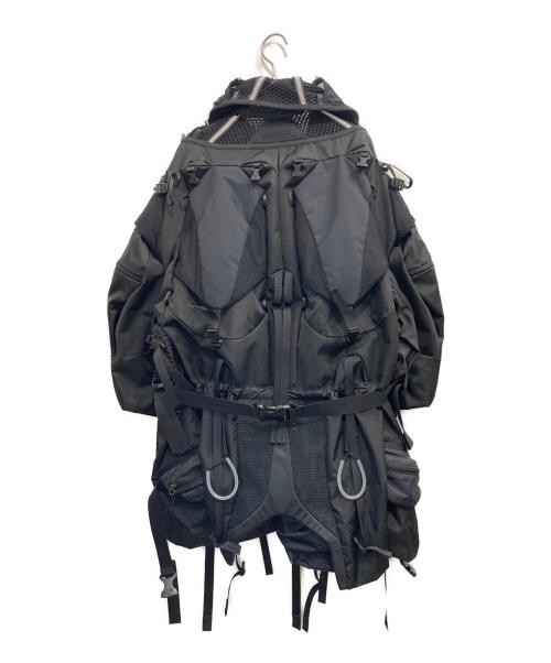 JUNYA WATANABE COMME des GARCONS（(ジュンヤワタナベ コムデギャルソン）JUNYA WATANABE COMME des GARCONS ((ジュンヤワタナベ コムデギャルソン) テクニカルパネルパーカージャケット ブラック サイズ:Sの古着・服飾アイテム