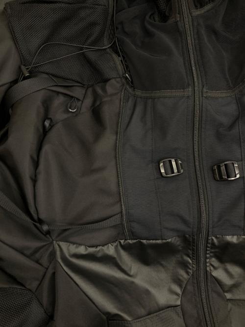 JUNYA WATANABE COMME des GARCONS（(ジュンヤワタナベ コムデギャルソン）JUNYA WATANABE COMME des GARCONS ((ジュンヤワタナベ コムデギャルソン) テクニカルパネルパーカージャケット ブラック サイズ:Sの古着・服飾アイテム