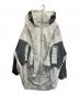 BALMUNG（バルムング）の古着「Layered high neck big hoodie/レイヤード　ハイネック　ビッグフーディー」｜グレー