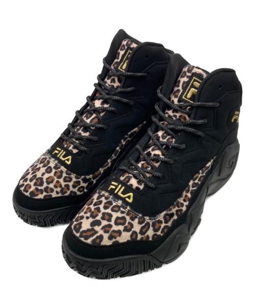 FILA（フィラ）FILA (フィラ) MASHBURN LEOPARD ブラック サイズ:30cm/US12/UK11/EUR46の古着・服飾アイテム