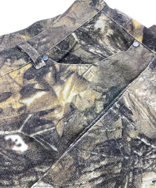 CAMPHOR WOOD（カンファーウッド）Camphor wood (カンファーウッド) WIDE BAGGY REAL TREE PAINTER TROUSERS カーキ サイズ:Lの古着・服飾アイテム