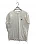 AMI Alexandre Mattiussi（アミアレクサンドルマテュッシ）の古着「AMI SMALL HEART LOGO HALF T-SHIRTS」｜ホワイト