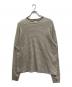 Name.（ネーム）の古着「INSIDEOUT BORDER LONG SLEEVE TEE/インサイドアウトボーダーカットソー」｜ベージュ×グレー
