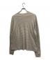 Name. (ネーム) INSIDEOUT BORDER LONG SLEEVE TEE/インサイドアウトボーダーカットソー ベージュ×グレー サイズ:2：8000円