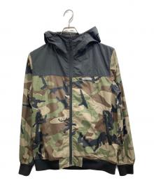 stussy（ステューシー）の古着「カモ柄ナイロンジャケット」｜ブラック×グリーン