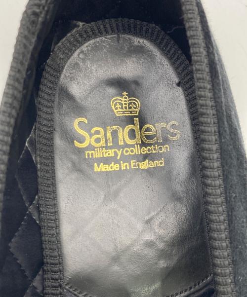 SANDERS（サンダース）SANDERS (サンダース) BROAD ARROW ALBERT SLIPPER/ブロードランドスリッパ ブラック サイズ:7の古着・服飾アイテム