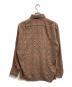 J.C.PENNY (ジェーシーペニー) 総柄シャツ ブラウン サイズ:L：5000円