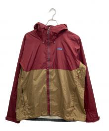 Patagonia（パタゴニア）の古着「トレントシェルジャケット」｜レッド×カーキ