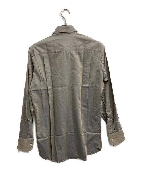 GIVENCHY（ジバンシィ）GIVENCHY (ジバンシィ) コットンシャツ グレー/タマムシ サイズ:Sの古着・服飾アイテム