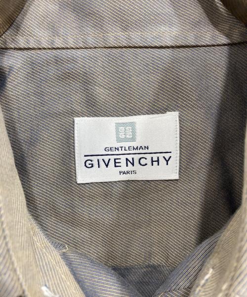 GIVENCHY（ジバンシィ）GIVENCHY (ジバンシィ) コットンシャツ グレー/タマムシ サイズ:Sの古着・服飾アイテム