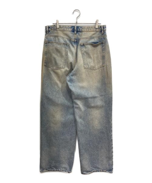 ZARA（ザラ）ZARA (ザラ) ダーディーバギーデニムパンツ ブルー サイズ:42の古着・服飾アイテム