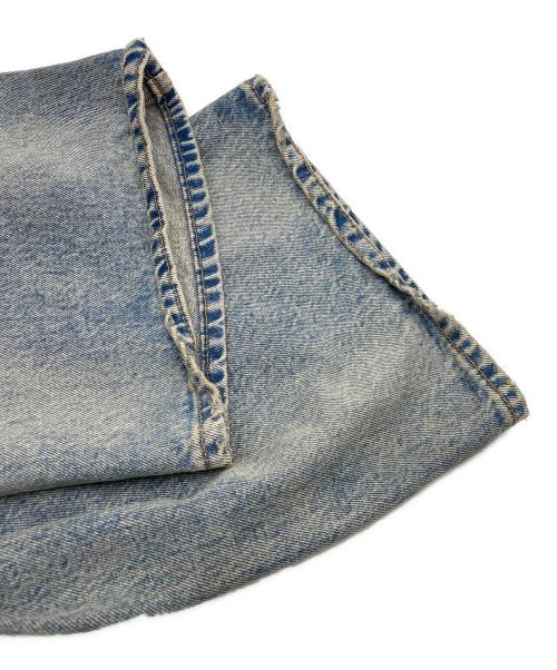 ZARA（ザラ）ZARA (ザラ) ダーディーバギーデニムパンツ ブルー サイズ:42の古着・服飾アイテム