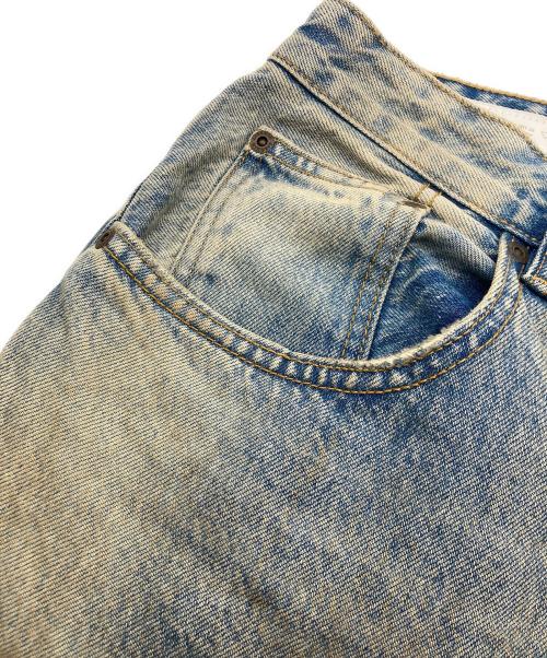 ZARA（ザラ）ZARA (ザラ) ダーディーバギーデニムパンツ ブルー サイズ:42の古着・服飾アイテム