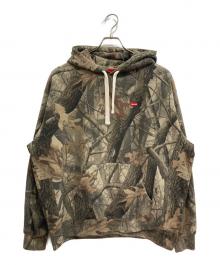 SUPREME（シュプリーム）の古着「Small Box Drawcord Hooded Sweatshirt」｜カーキ/Realtree Hardwoo