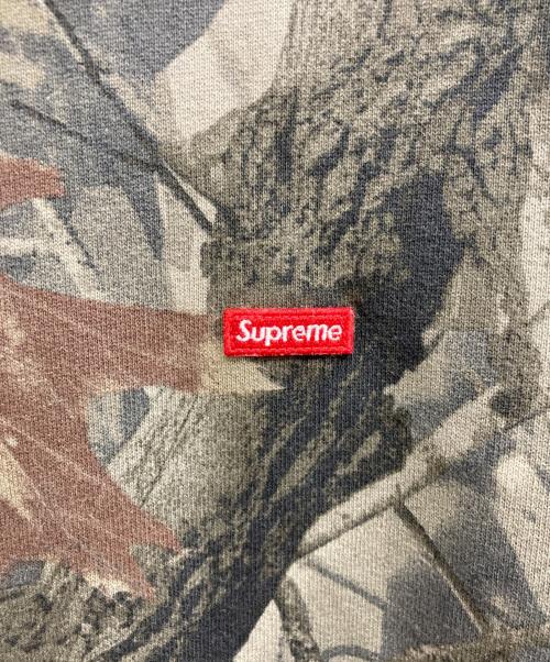 SUPREME（シュプリーム）SUPREME (シュプリーム) Small Box Drawcord Hooded Sweatshirt カーキ/Realtree Hardwoods Camo サイズ:large」の古着・服飾アイテム