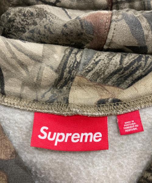 SUPREME（シュプリーム）SUPREME (シュプリーム) Small Box Drawcord Hooded Sweatshirt カーキ/Realtree Hardwoods Camo サイズ:large」の古着・服飾アイテム