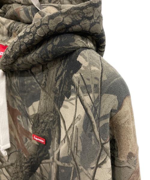 SUPREME（シュプリーム）SUPREME (シュプリーム) Small Box Drawcord Hooded Sweatshirt カーキ/Realtree Hardwoods Camo サイズ:large」の古着・服飾アイテム