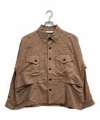 SASQUATCHfabrix.サスクワッチファブリックス）の古着「UTILITY VENTILATION SHIRT/ユーティリティ ベンチレーション シャツ」｜ライトブラウン