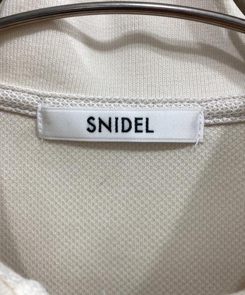 Snidel（スナイデル）Snidel (スナイデル) メタルボタンパフスリーブポロ アイボリー サイズ:Fの古着・服飾アイテム
