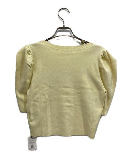 Snidel（スナイデル）Snidel (スナイデル) フルーツボタンパフニットカーディガン イエロー サイズ:F 未使用品の古着・服飾アイテム